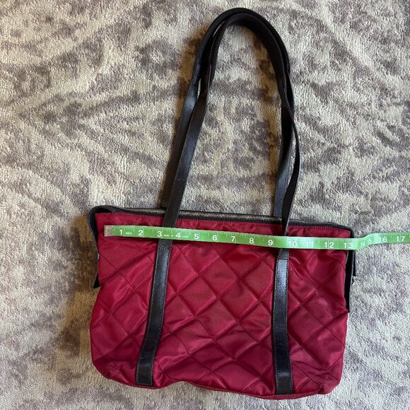 Vintage Prada Nylon Quilted Shoulder/Tote - Picture 12 of 16